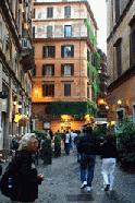 Our first evening in Roma! A cafe next to the beautiful Piazza Navona.